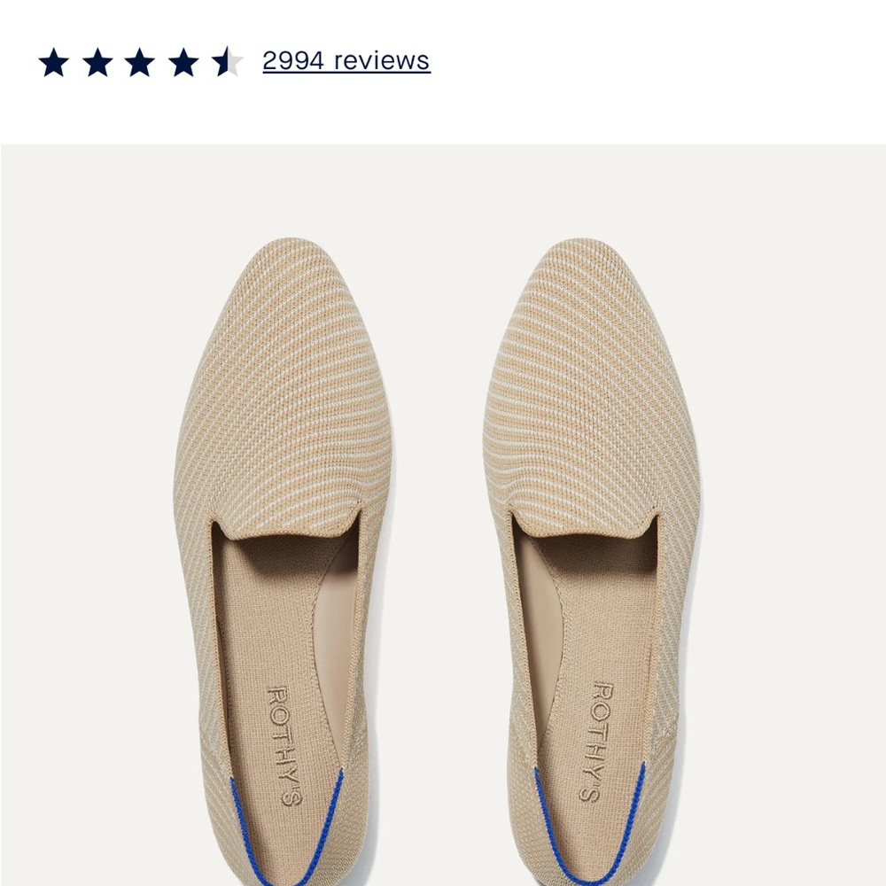 Rothy's Cream Women's Loafers